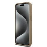 Apple iPhone 15 Pro Max Kılıf DKNY Orjinal Lisanslı M-safe Şarj Özellikli 3D Yazılı Grid Pattern Kapak