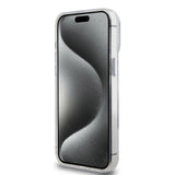 Apple iPhone 15 Pro Max Kılıf Ferrari M-safe Şarj Özellikli Standlı Buzlu Yüzey Dizayn Kapak