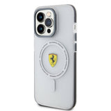 Apple iPhone 15 Pro Max Kılıf Ferrari Orjinal Lisanslı M-safe Şarj Özellikli Kontrast Bumper SF Ring Kapak