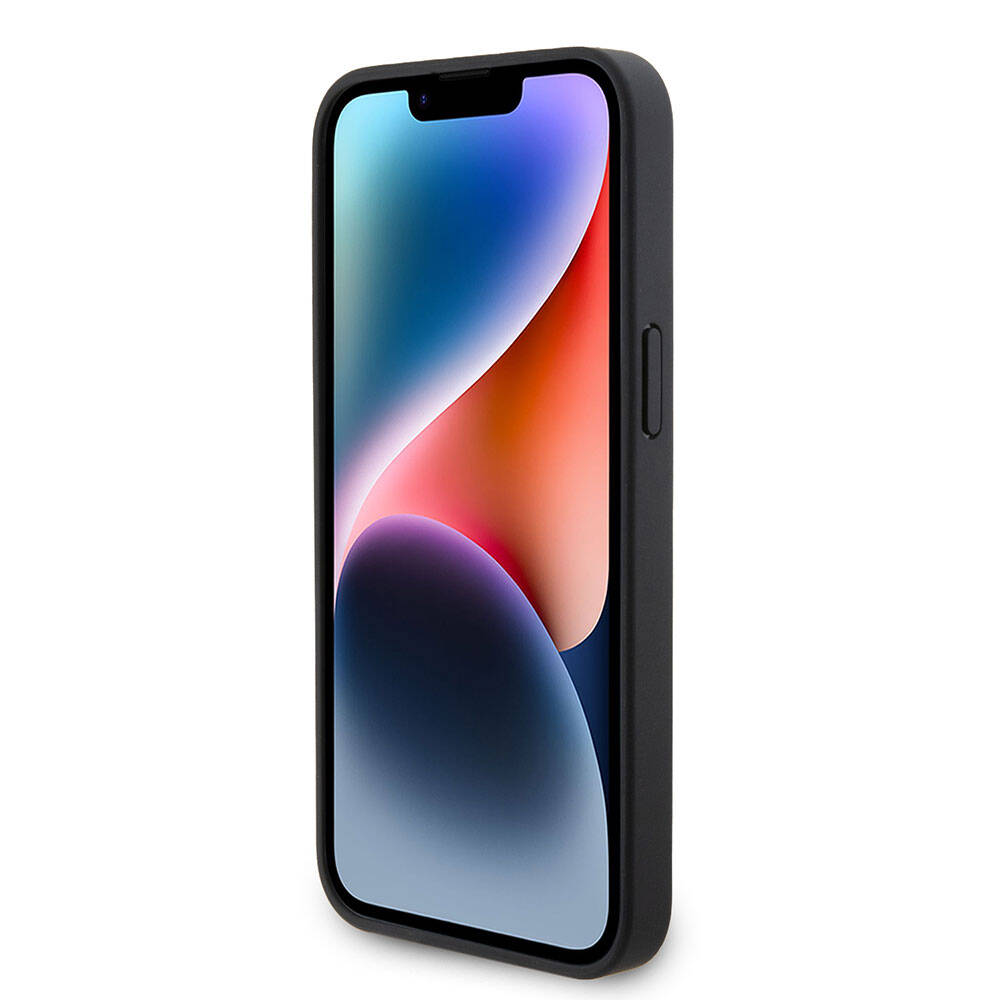 Apple iPhone 15 Pro Max Kılıf Ferrari Orjinal Lisanslı M-safe Şarj Özellikli Metal Logolu PU Karbon Kapak