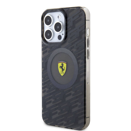 Apple iPhone 15 Pro Max Kılıf Ferrari Orjinal Lisanslı M-safe Şarj Özellikli Multi SF Kapak