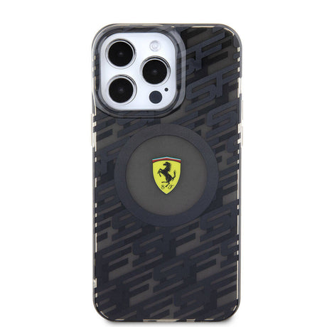 Apple iPhone 15 Pro Max Kılıf Ferrari Orjinal Lisanslı M-safe Şarj Özellikli Multi SF Kapak