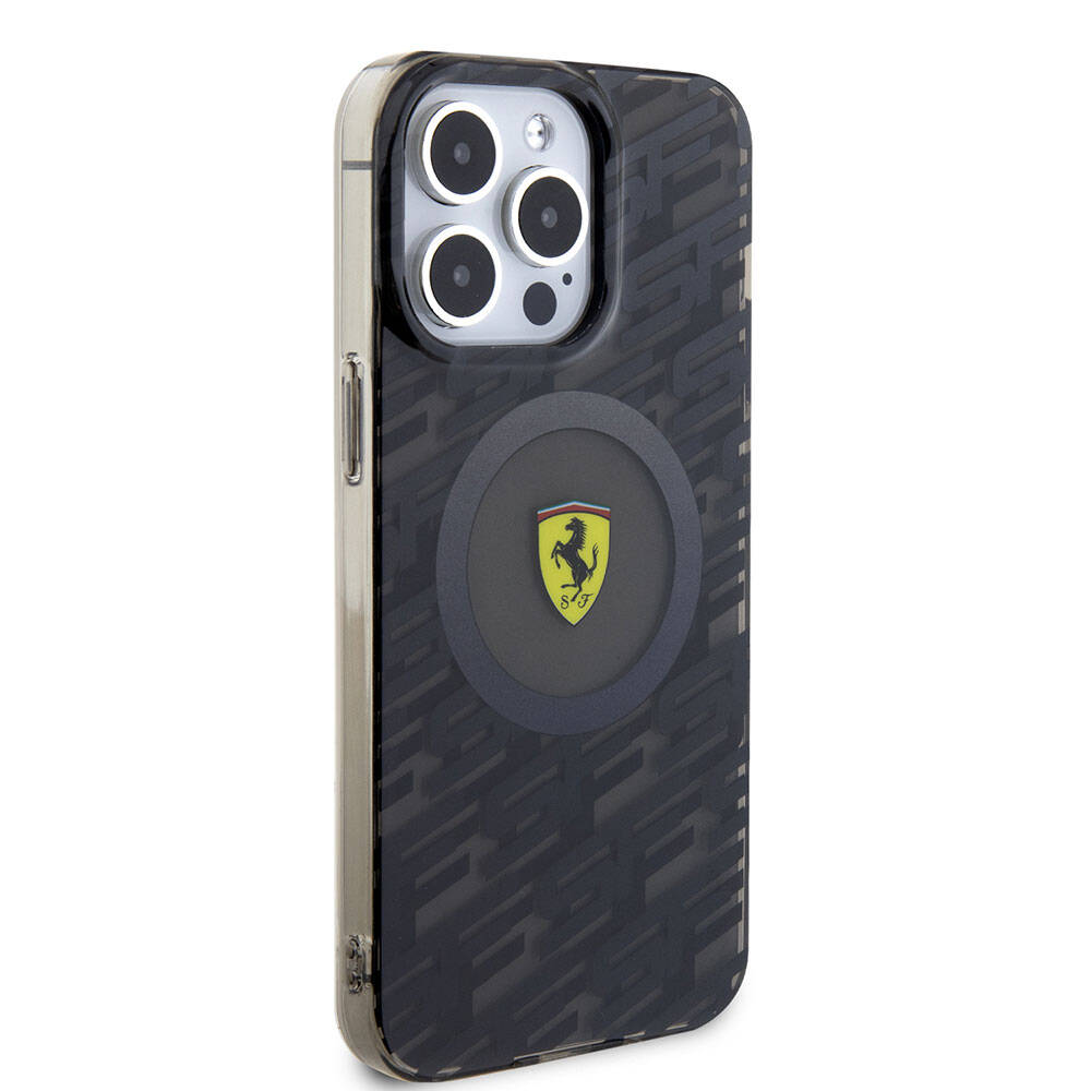 Apple iPhone 15 Pro Max Kılıf Ferrari Orjinal Lisanslı M-safe Şarj Özellikli Multi SF Kapak