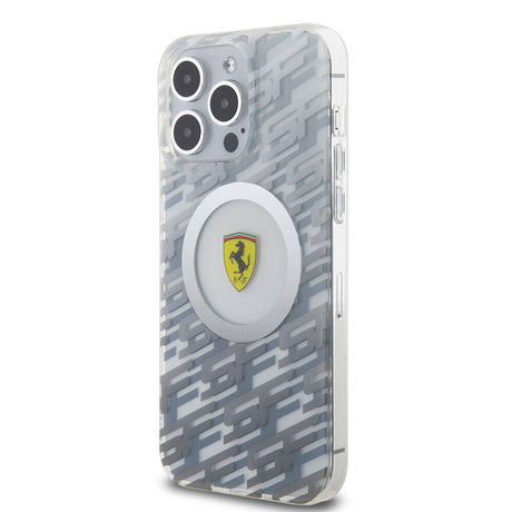 Apple iPhone 15 Pro Max Kılıf Ferrari Orjinal Lisanslı M-safe Şarj Özellikli Multi SF Kapak
