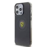 Apple iPhone 15 Pro Max Kılıf Ferrari Orjinal Lisanslı M-safe Şarj Özellikli Parçalanan Noktalar Desenli Kapak