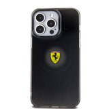 Apple iPhone 15 Pro Max Kılıf Ferrari Orjinal Lisanslı M-safe Şarj Özellikli Parçalanan Noktalar Desenli Kapak