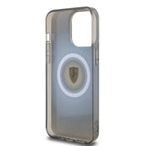 Apple iPhone 15 Pro Max Kılıf Ferrari Orjinal Lisanslı M-safe Şarj Özellikli Parçalanan Noktalar Desenli Kapak
