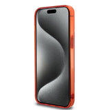 Apple iPhone 15 Pro Max Kılıf Ferrari Orjinal Lisanslı M-safe Şarj Özellikli Parçalanan Noktalar Desenli Kapak