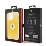 Apple iPhone 15 Pro Max Kılıf Ferrari Orjinal Lisanslı M-safe Şarj Özellikli Parçalanan Noktalar Desenli Kapak