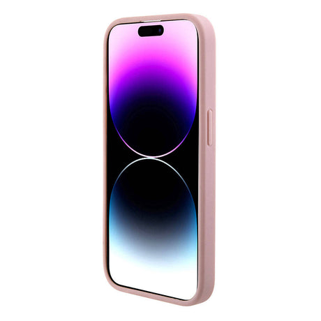 Apple iPhone 15 Pro Max Kılıf Guess Orjinal Lisanslı 4G Büyük Metal Logolu Glitter Kapak