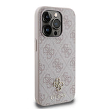 Apple iPhone 15 Pro Max Kılıf Guess Orjinal Lisanslı M-safe Şarj Özellikli Small 4G Classic Kapak