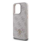 Apple iPhone 15 Pro Max Kılıf Guess Orjinal Lisanslı M-safe Şarj Özellikli Small 4G Classic Kapak