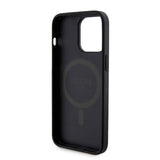 Apple iPhone 15 Pro Max Kılıf Guess Orjinal Lisanslı M-safe Şarj Özellikli Yazı Logolu 4G Desenli Kapak + Powerbank 5000mAh 2in1 Set