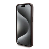 Apple iPhone 15 Pro Max Kılıf Guess Orjinal Lisanslı M-safe Şarj Özellikli Yazı Logolu 4G Desenli Kapak + Powerbank 5000mAh 2in1 Set