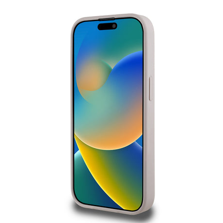 Apple iPhone 15 Pro Max Kılıf Guess Orjinal Lisanslı M-safe Şarj Özellikli Yazı Logolu Circle Classic Kapak