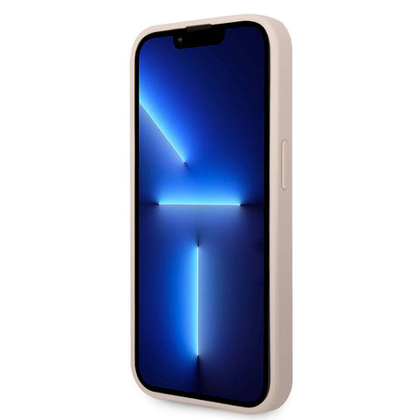 Apple iPhone 15 Pro Max Kılıf Guess Orjinal Lisanslı PU Deri Yazı ve 4G Metal Logolu Desenli Kapak