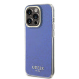 Apple iPhone 15 Pro Max Kılıf Guess Orjinal Lisanslı Yazı Logolu Mirror Disco Kapak