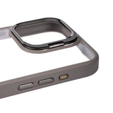 Apple iPhone 15 Pro Max Kılıf Kamera Lens Korumalı Standlı Zore Klon Lensli Kapak