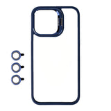 Apple iPhone 15 Pro Max Kılıf Kamera Lens Korumalı Standlı Zore Klon Lensli Kapak