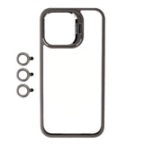 Apple iPhone 15 Pro Max Kılıf Kamera Lens Korumalı Standlı Zore Klon Lensli Kapak