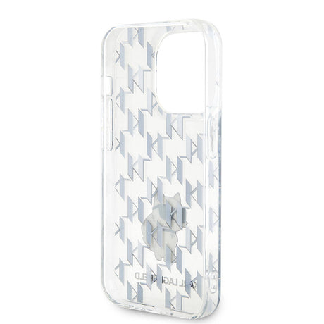 Apple iPhone 15 Pro Max Kılıf Karl Lagerfeld IML C Monogram Orjinal Lisanslı Kapak