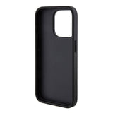 Apple iPhone 15 Pro Max Kılıf Karl Lagerfeld Kartlıklı Saffiano 3D RSG Logo Orjinal Lisanslı Kapak