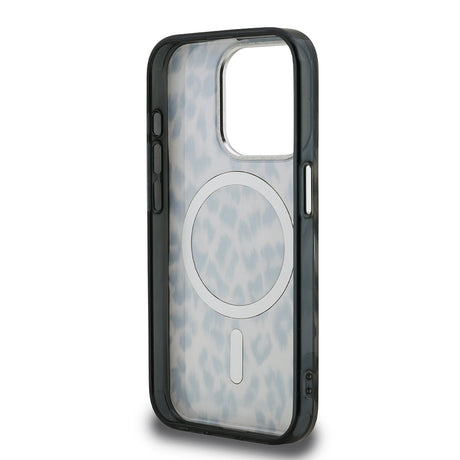 Apple iPhone 15 Pro Max Kılıf Karl Lagerfeld Orjinal Lisanslı IML Leopar Baskılı Kapak
