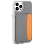 Apple iPhone 15 Pro Max Kılıf Kartlıklı Zore X-Kart Silikon Kapak