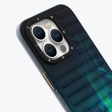 Apple iPhone 15 Pro Max Kılıf Kuzey Işıkları Desenli Youngkit Aurora Serisi Kapak