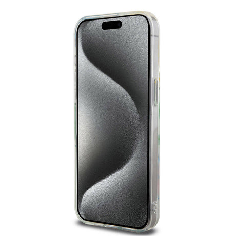 Apple iPhone 15 Pro Max Kılıf Lacoste Orjinal Lisanslı M-safe Şarj Özellikli Çift Katmanlı Yamalar Desenli Kapak