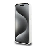 Apple iPhone 15 Pro Max Kılıf Lacoste Orjinal Lisanslı M-safe Şarj Özellikli PU Deri Görünümlü Kartlıklı Karışık Monogram Desenli Kapak