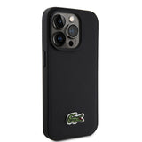 Apple iPhone 15 Pro Max Kılıf Lacoste Orjinal Lisanslı PU Pike Desenli Arka Yüzey İkonik Timsah Dokuma Logolu Kapak + Type-C Kablo 1.5m