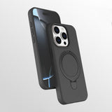 Apple iPhone 15 Pro Max Kılıf M-safe Şarj Özellikli Standlı Zore Samara Kapak