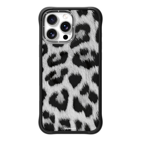 Apple iPhone 15 Pro Max Kılıf M-safe Şarj Özellikli Youngkit Leopard Serisi Kapak