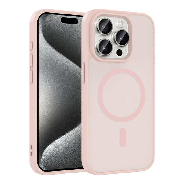 Apple iPhone 15 Pro Max Kılıf M-safe Şarj Özellikli Zore Babet Kapak