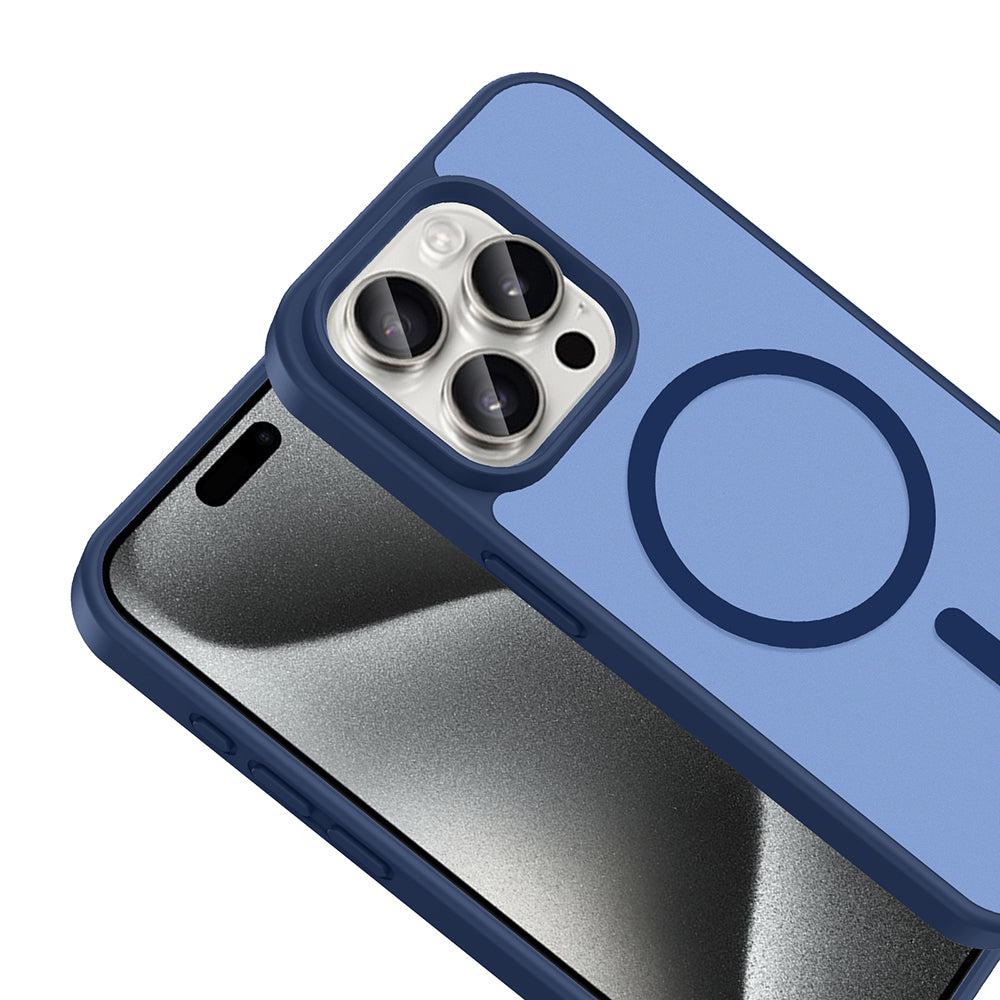 Apple iPhone 15 Pro Max Kılıf M-safe Şarj Özellikli Zore Babet Kapak