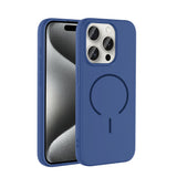 Apple iPhone 15 Pro Max Kılıf M-safe Şarj Özellikli Zore Meta Kapak