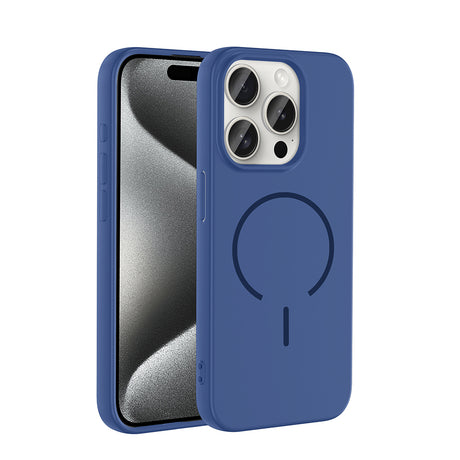 Apple iPhone 15 Pro Max Kılıf M-safe Şarj Özellikli Zore Meta Kapak