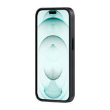 Apple iPhone 15 Pro Max Kılıf M-safe Şarj Özellikli 600D Aramid Fiber Pitaka Military-Grade Classic Serisi Black-Grey Twill Kapak