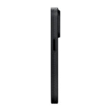 Apple iPhone 15 Pro Max Kılıf M-safe Şarj Özellikli 600D Aramid Fiber Pitaka Military-Grade Classic Serisi Black-Grey Twill Kapak