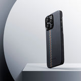 Apple iPhone 15 Pro Max Kılıf M-safe Şarj Özellikli 600D Aramid Fiber Pitaka Tactile Woven Orchestra Serisi Rhapsody Kapak