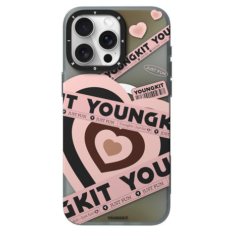 Apple iPhone 15 Pro Max Kılıf M-safe Şarj Özellikli Airbagli Çift Katmanlı Youngkit Flipped Serisi Kapak
