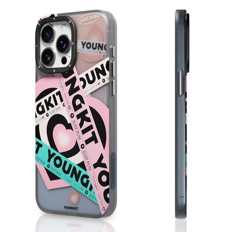 Apple iPhone 15 Pro Max Kılıf M-safe Şarj Özellikli Airbagli Çift Katmanlı Youngkit Flipped Serisi Kapak