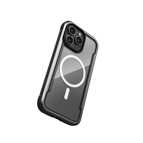 Apple iPhone 15 Pro Max Kılıf M-safe Şarj Özellikli Airbagli Raptic Shield Serisi Şeffaf Arka Yüzey Kapak