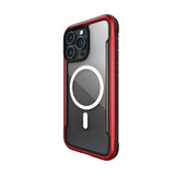 Apple iPhone 15 Pro Max Kılıf M-safe Şarj Özellikli Airbagli Raptic Shield Serisi Şeffaf Arka Yüzey Kapak