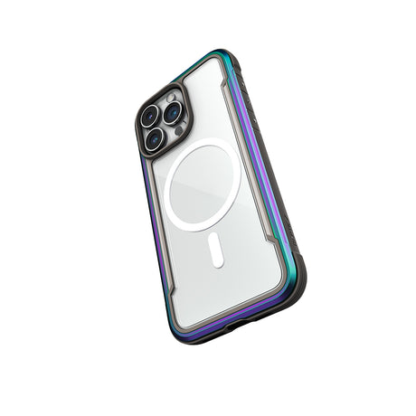 Apple iPhone 15 Pro Max Kılıf M-safe Şarj Özellikli Airbagli Raptic Shield Serisi Şeffaf Arka Yüzey Kapak