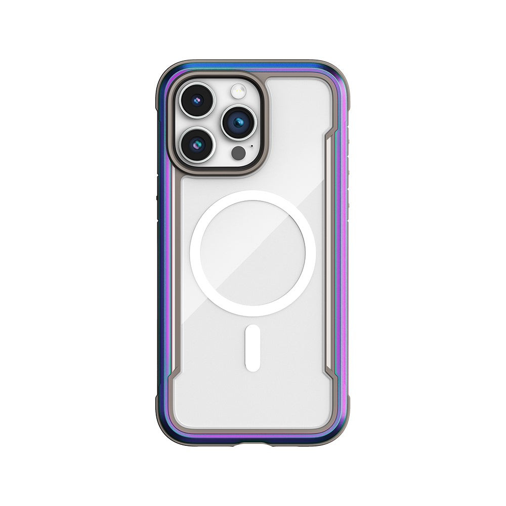 Apple iPhone 15 Pro Max Kılıf M-safe Şarj Özellikli Airbagli Raptic Shield Serisi Şeffaf Arka Yüzey Kapak