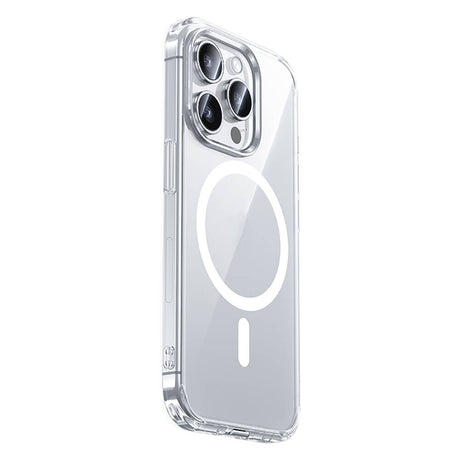 Apple iPhone 15 Pro Max Kılıf M-safe Şarj Özellikli Airbagli Şeffaf Benks LucentPro Serisi Kapak