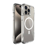 Apple iPhone 15 Pro Max Kılıf M-safe Şarj Özellikli Airbagli Şeffaf Zore İncek Kapak