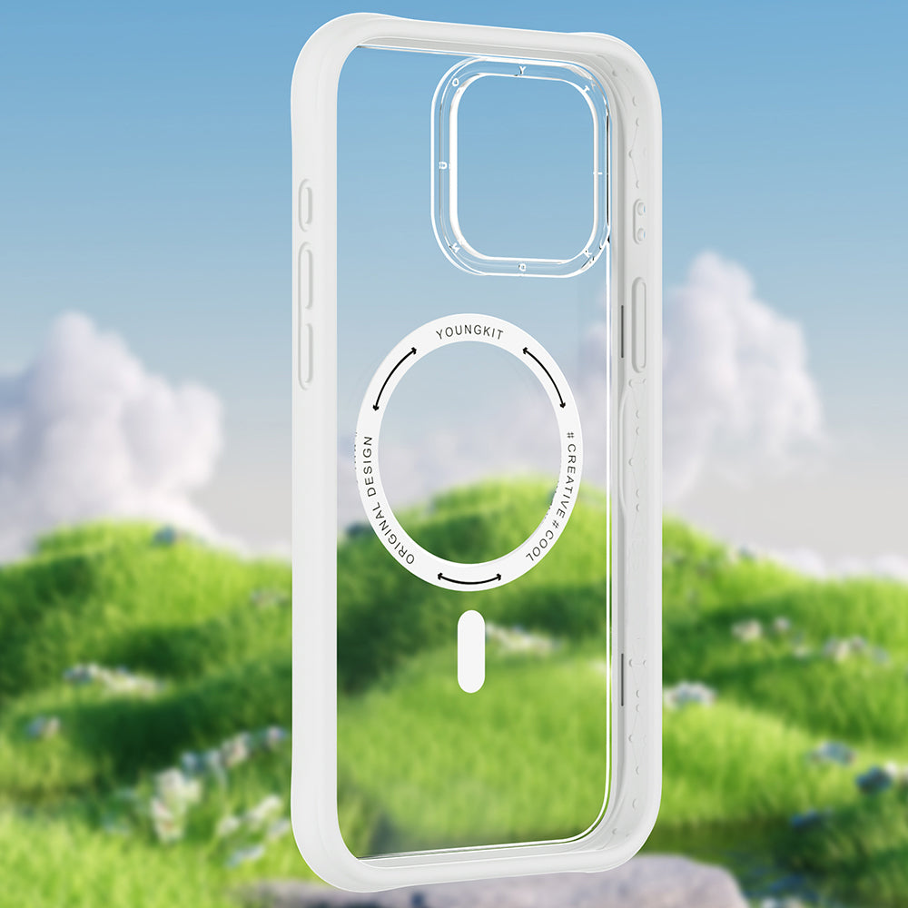 Apple iPhone 15 Pro Max Kılıf M-safe Şarj Özellikli Airbagli Youngkit Dynamic 2 Serisi Kapak